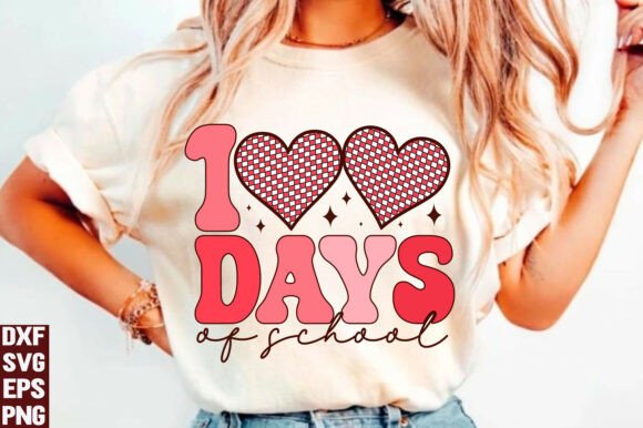 100 Days of School SVG Coquette Bow PNG