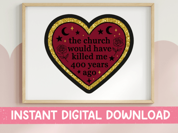 Church Would Have Killed Me Heart SVG Graphics