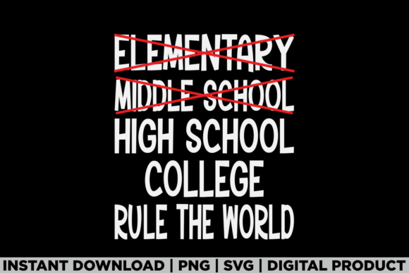 Funny Elementary School Graduation Shirt Graphics