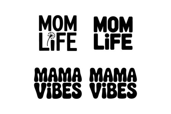 Mom T-Shirt Design Set – Modern Typography Graphics