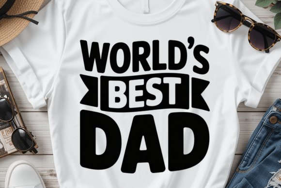 World Best Dad PNG Father’s Day SVG